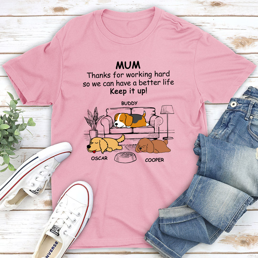 For Better Life - Personalized Custom Unisex T-shirt: Ideal Gift for Pet Lovers