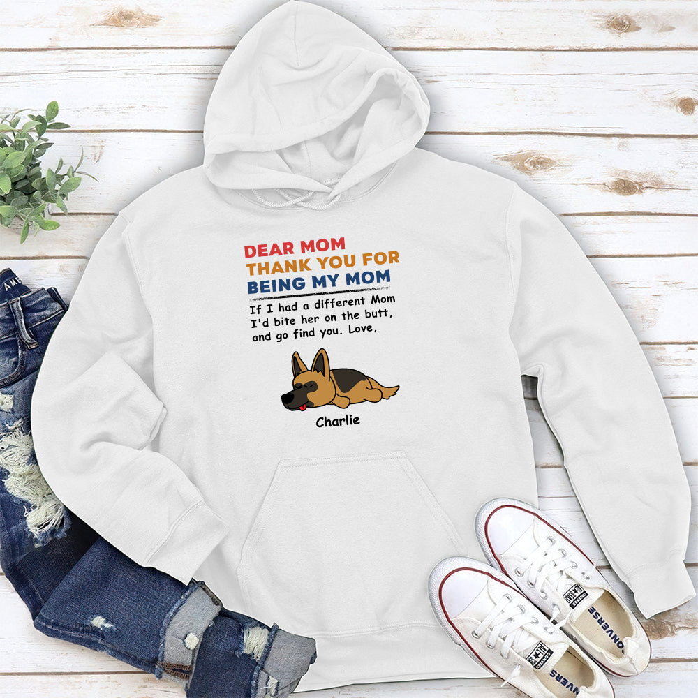 Bite The Butt – Personalized Custom Unisex 8.0 oz Hoodie for Pet Lovers