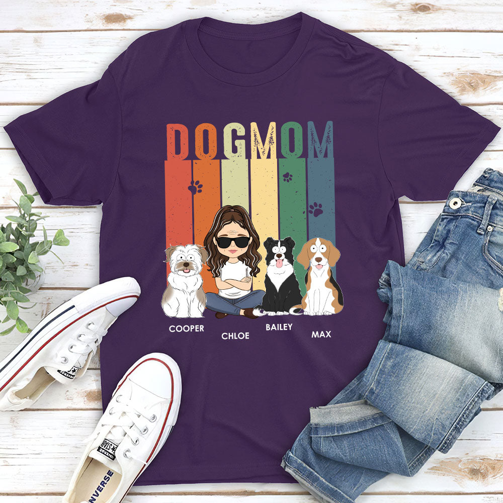 Super Dog Mom - Exclusive Personalized Custom Unisex T-shirt for Pet Lovers