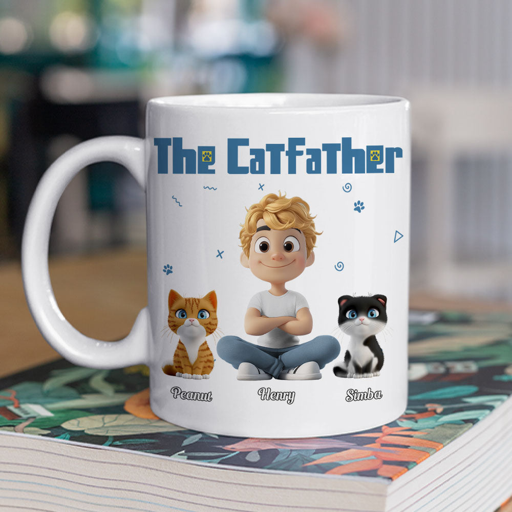 I Am The Catfather - Unique Personalized Custom Coffee Mug for All Beverages
