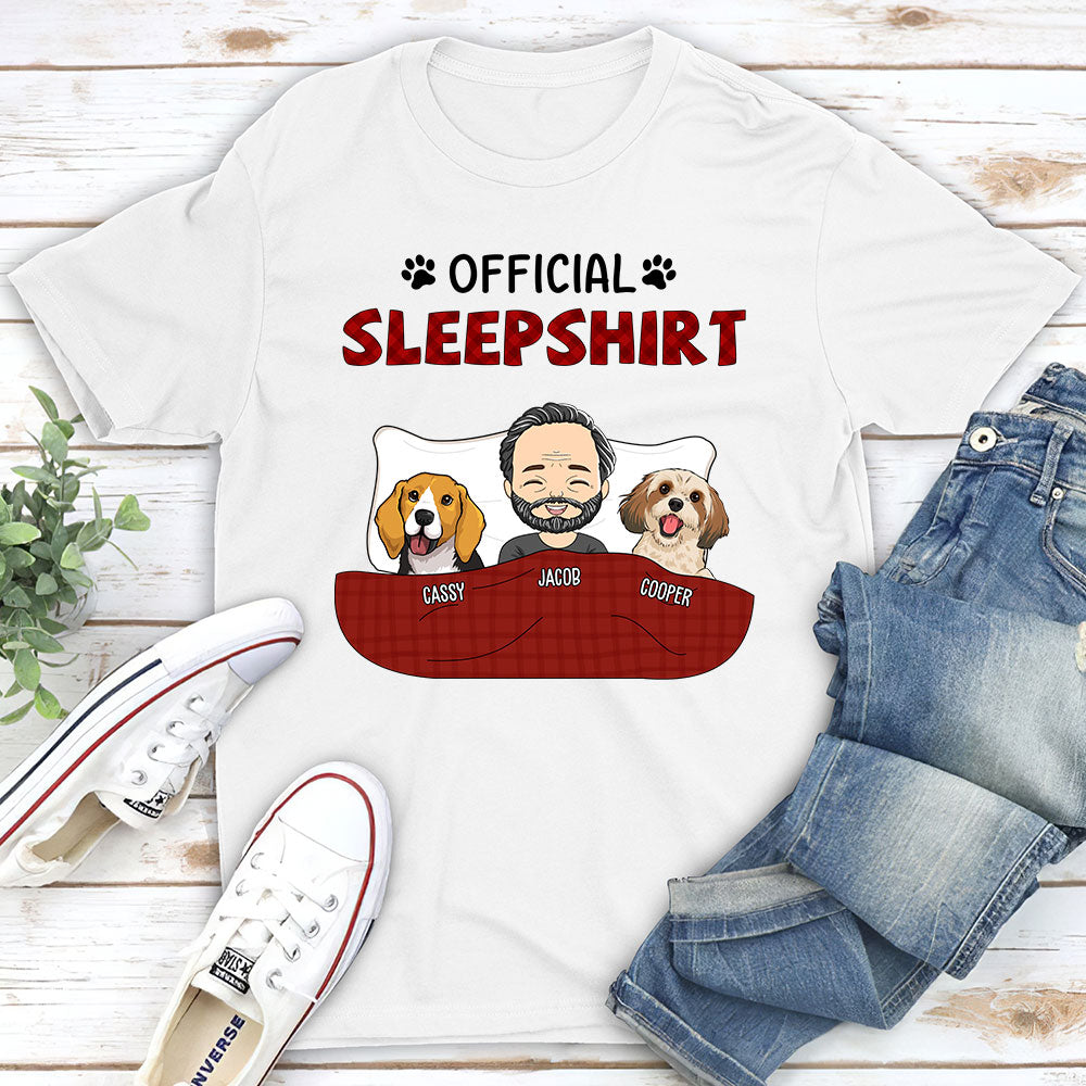 Official Personalized Custom Unisex Red Sleepshirt - Ideal Gift for Pet Lovers