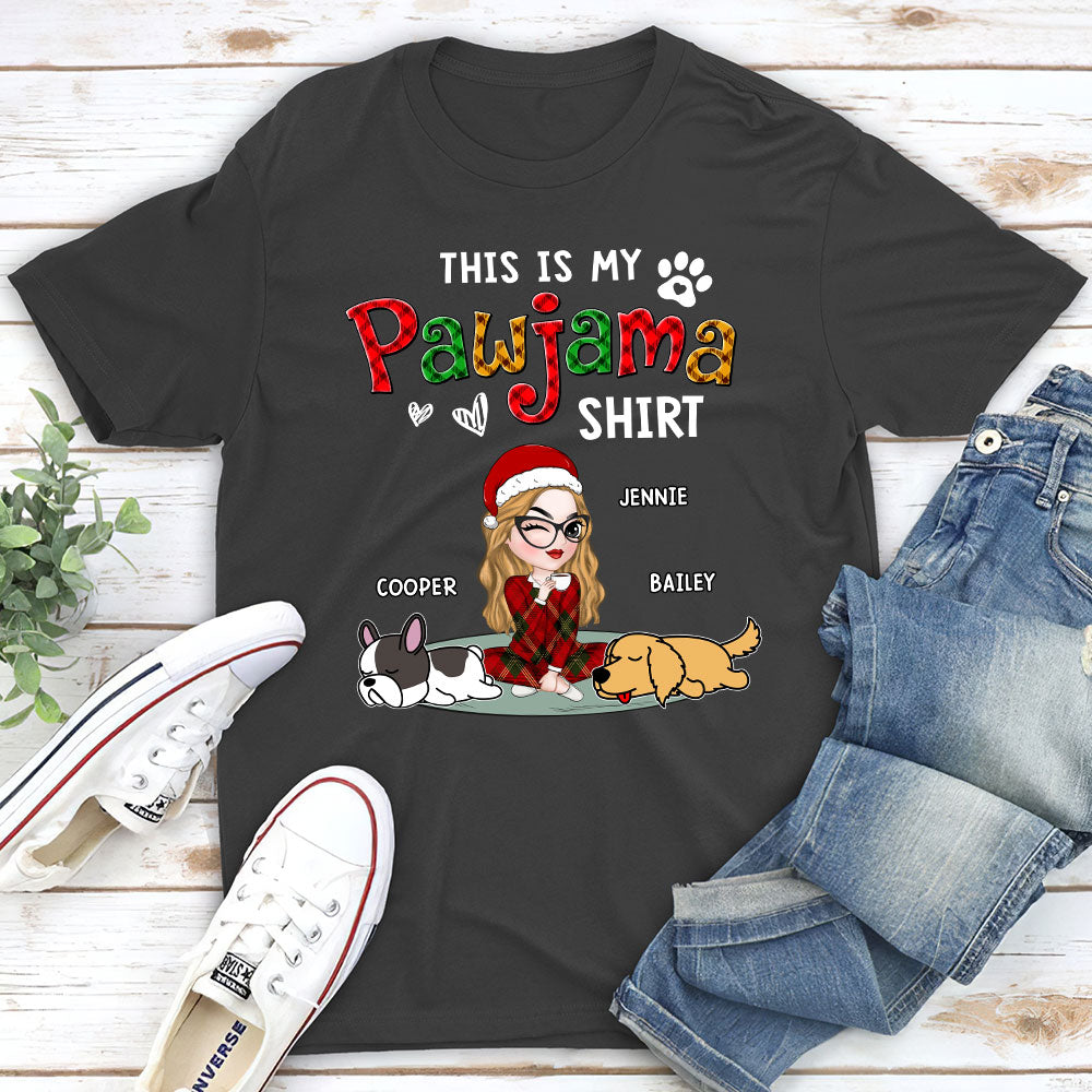 Pawjama Shirt Version 3 - Premium Personalized Custom Unisex 5.3 oz T-Shirt