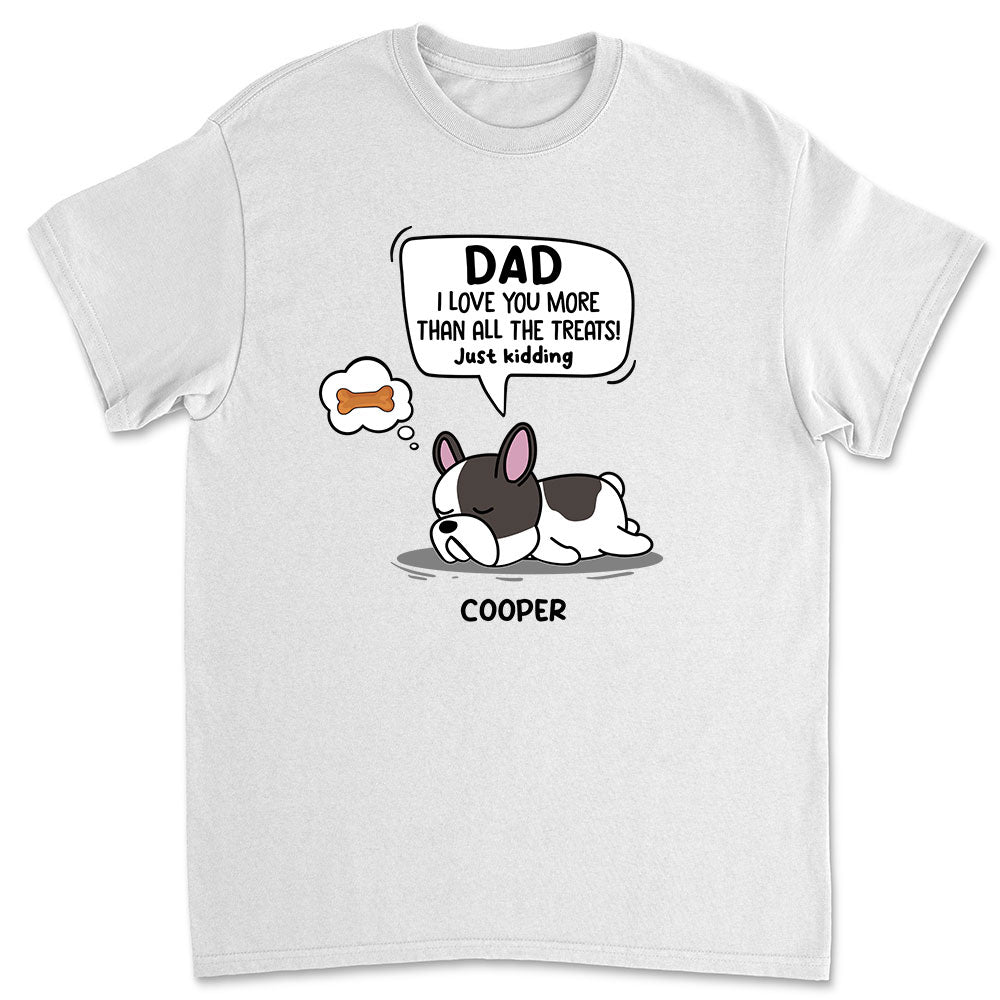 Just Kidding - Personalized Custom Unisex 5.3 oz T-shirt for Pet Lovers