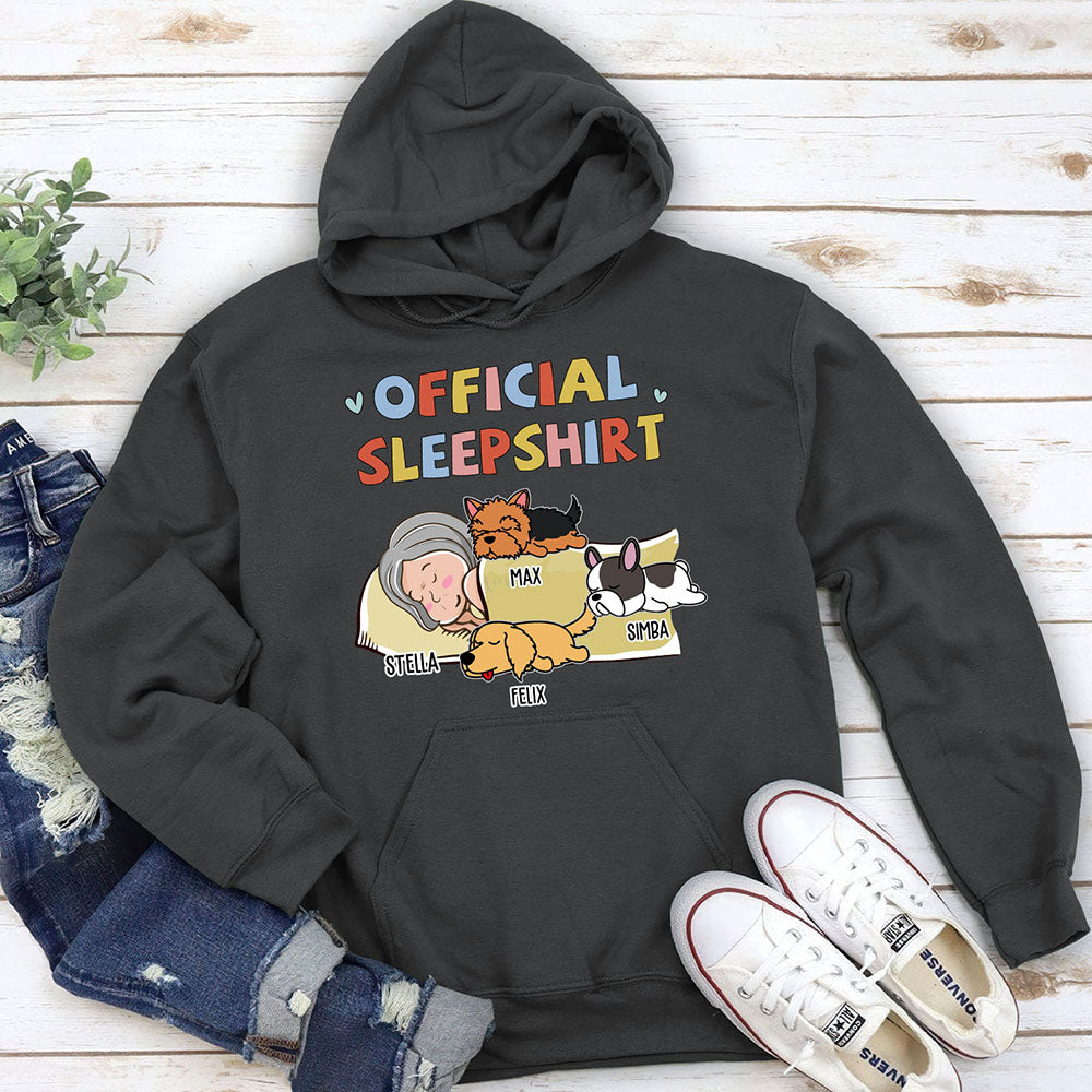 Sleeping Dog Sleepshirt Version 2 - Exclusive Personalized Custom Hoodie for Pet Lovers