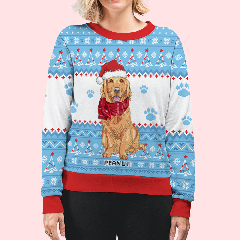 Snow Dogs - Exclusive Personalized Custom All-Over-Print Unisex Sweatshirt for Dog Lovers