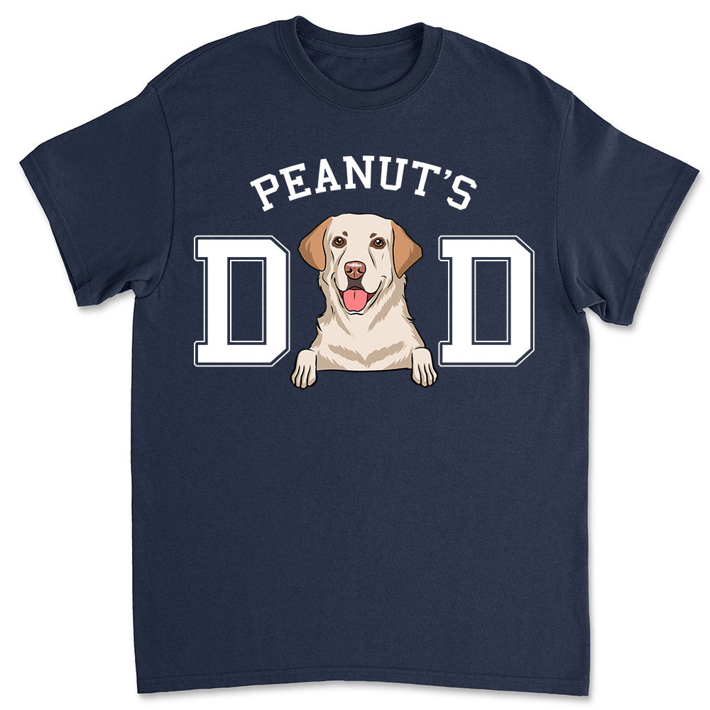Personalized Custom Unisex Dog Dad/Mom Basic T-shirt - Ideal Gift for Pet Lovers