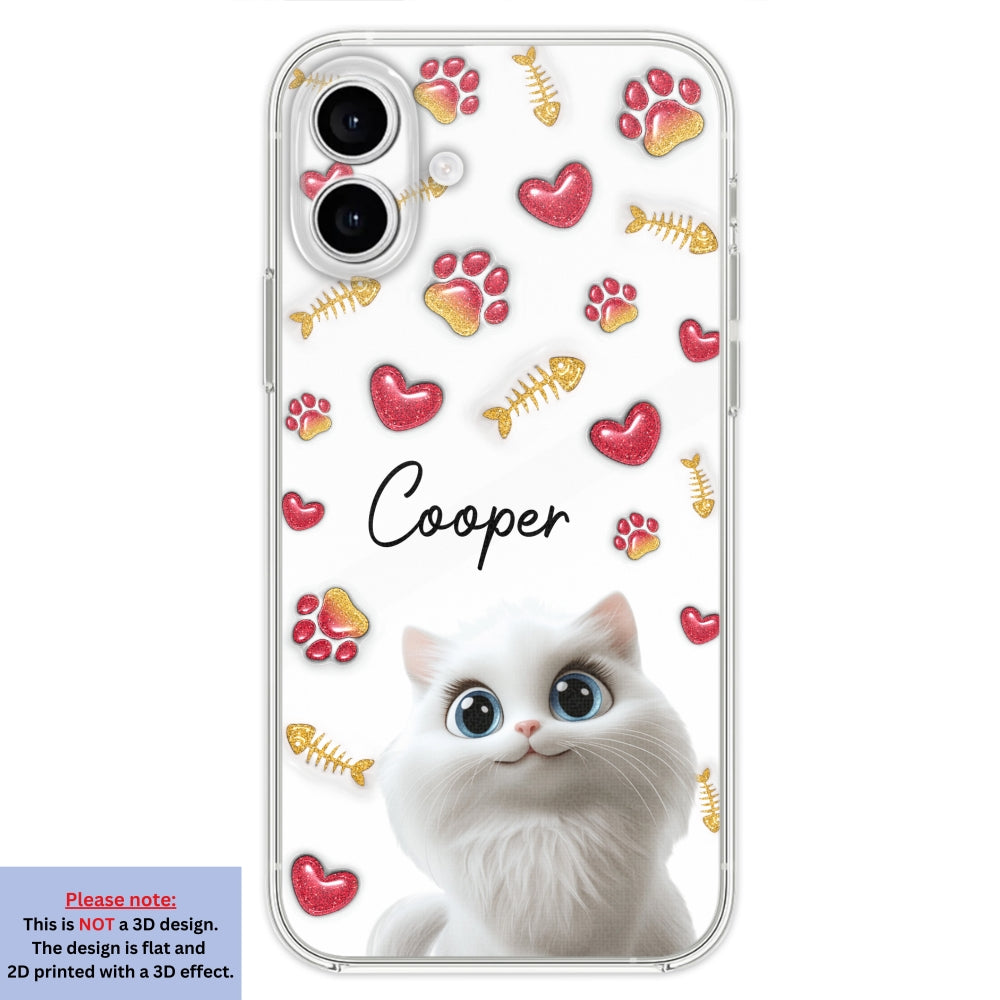 My Adorable Baby Cats - Customizable 3D Inflated Effect Personalized Phone Case for All Smartphones