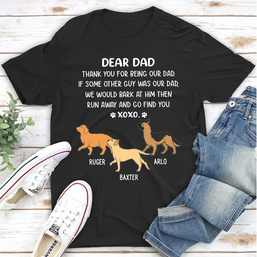 Dear Mom Xoxo 2 - Personalized Custom Unisex 5.3 oz T-shirt for Pet Lovers