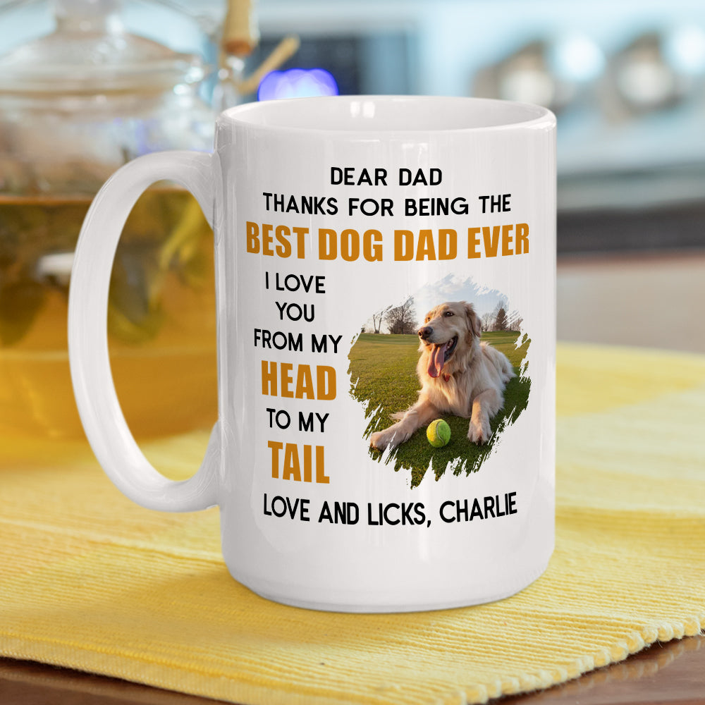 Head To Tail - Exclusive Personalized Custom Coffee Mug for Pet Lovers