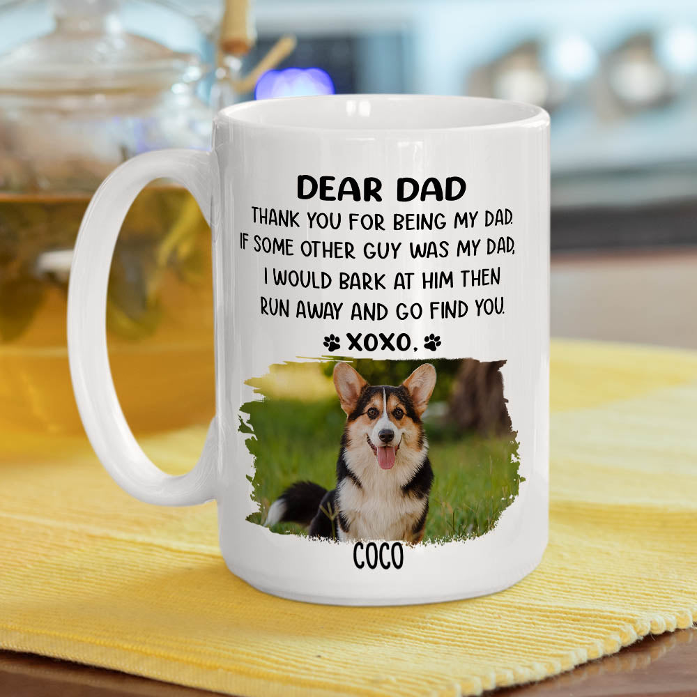 Dear Mom Xoxo Personalized Custom Photo Coffee Mug - Ideal Gift for Pet Lovers