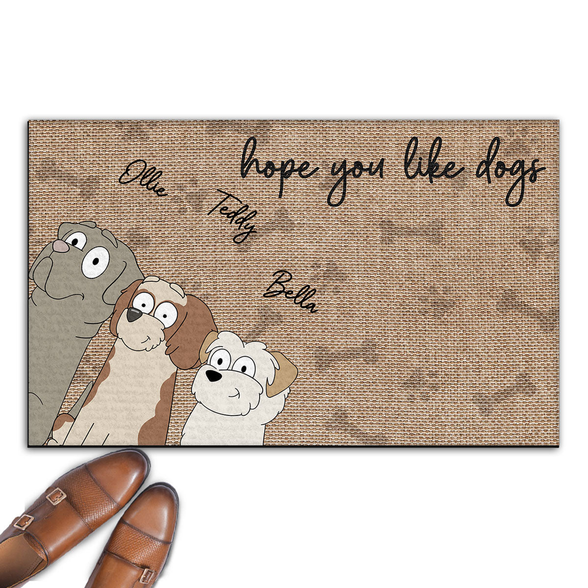 Hope You Like Dog - Personalized Custom Doormat with High - Quality Printing and Multiple Sizes