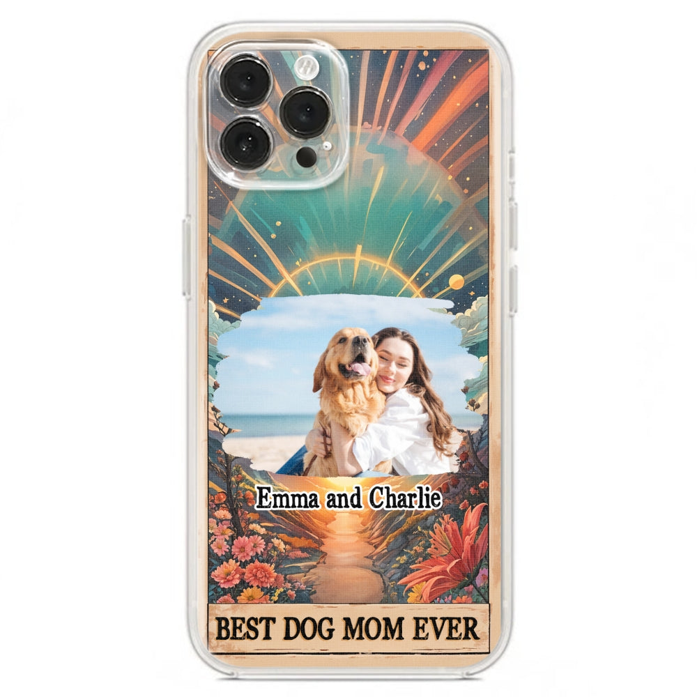 Personalized Custom Dog Mom Tarot Photo Smartphone Case - Ideal Gift for Dog Lovers