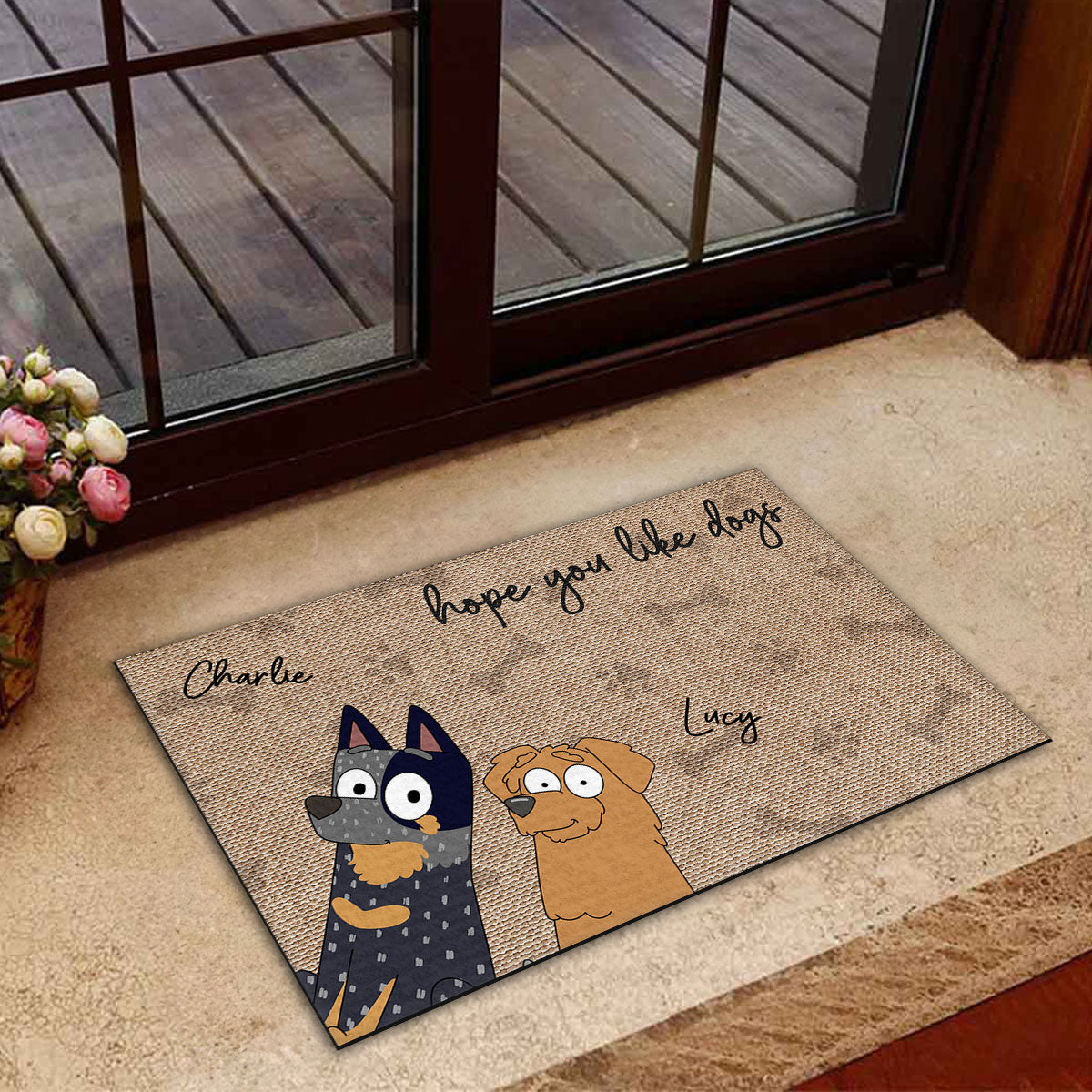 Hope You Like Dog - Personalized Custom Doormat with High - Quality Printing and Multiple Sizes