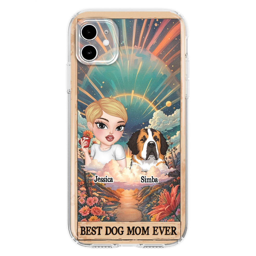 Customizable Dog Mom Tarot Personalized Phone Case - Ideal Gift for Canine - Loving Moms