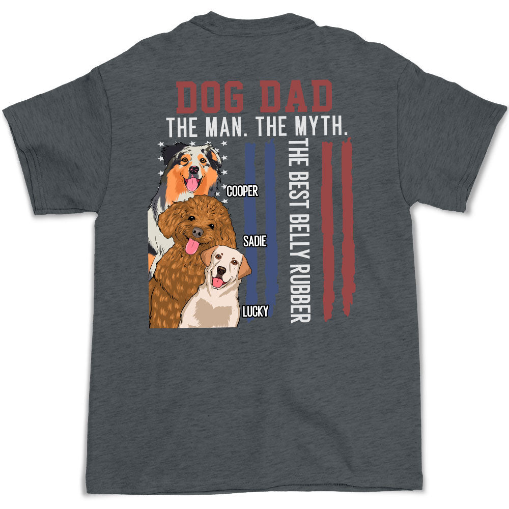 The Ultimate Personalized Custom Unisex Belly Rubber T-shirt - Ideal for Pet Lovers