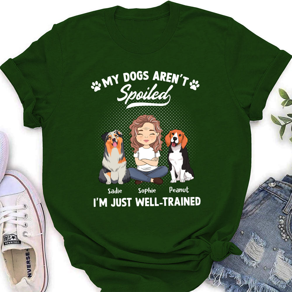 Spoiled Dog - Exclusive Personalized Custom Women's T-shirt for Pet Lovers