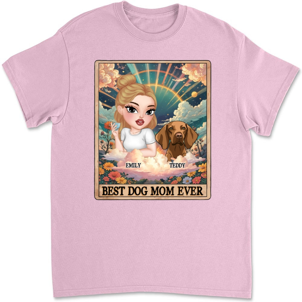 Tarot Dog Mom - Stylish Personalized Custom Unisex 5.3 oz T-shirt