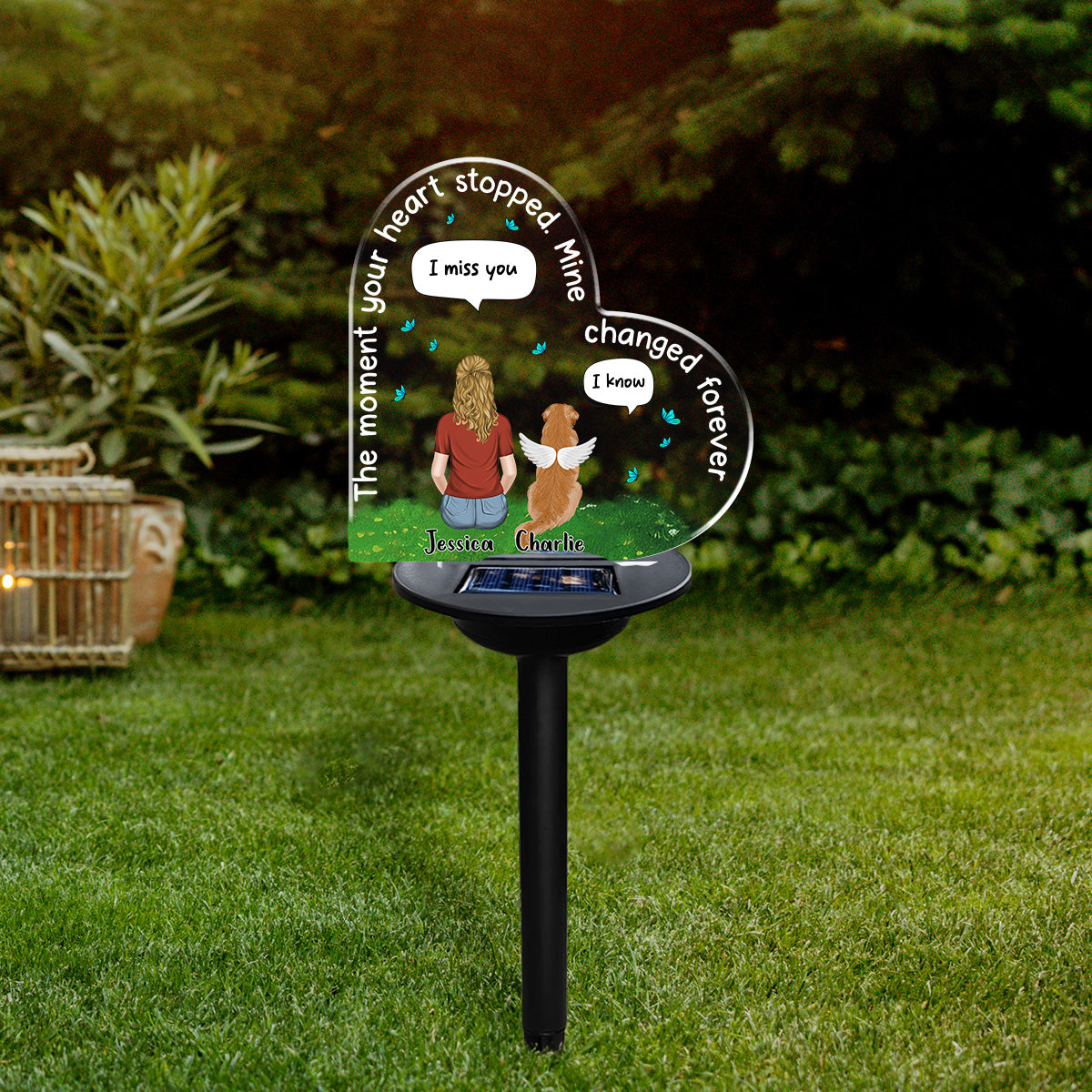 I Still Miss You - Personalized Custom Solar Memorial Light with Acrylic Ornament