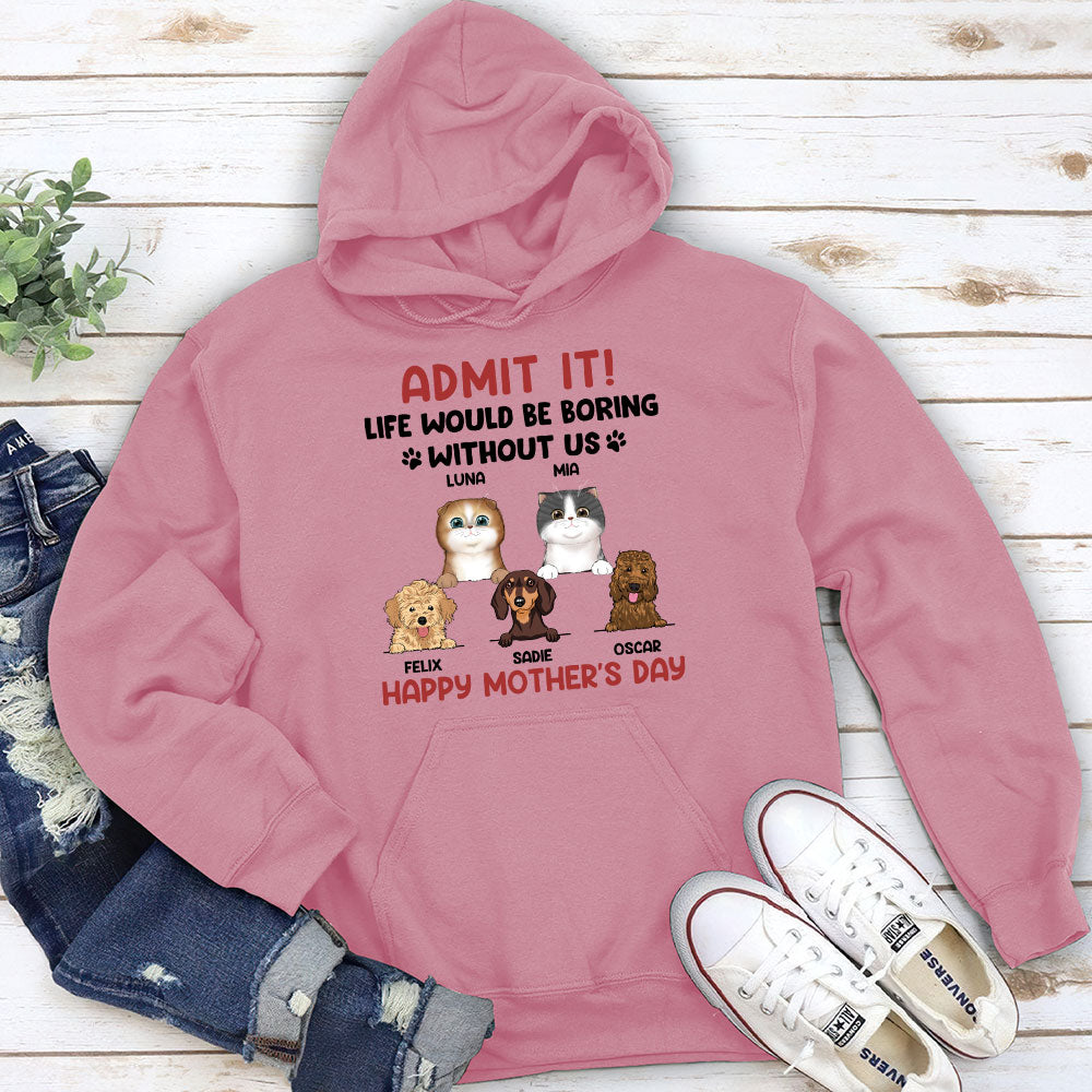 Admit It - Unisex 8.0 oz Personalized Custom Hoodie for Pet Lovers