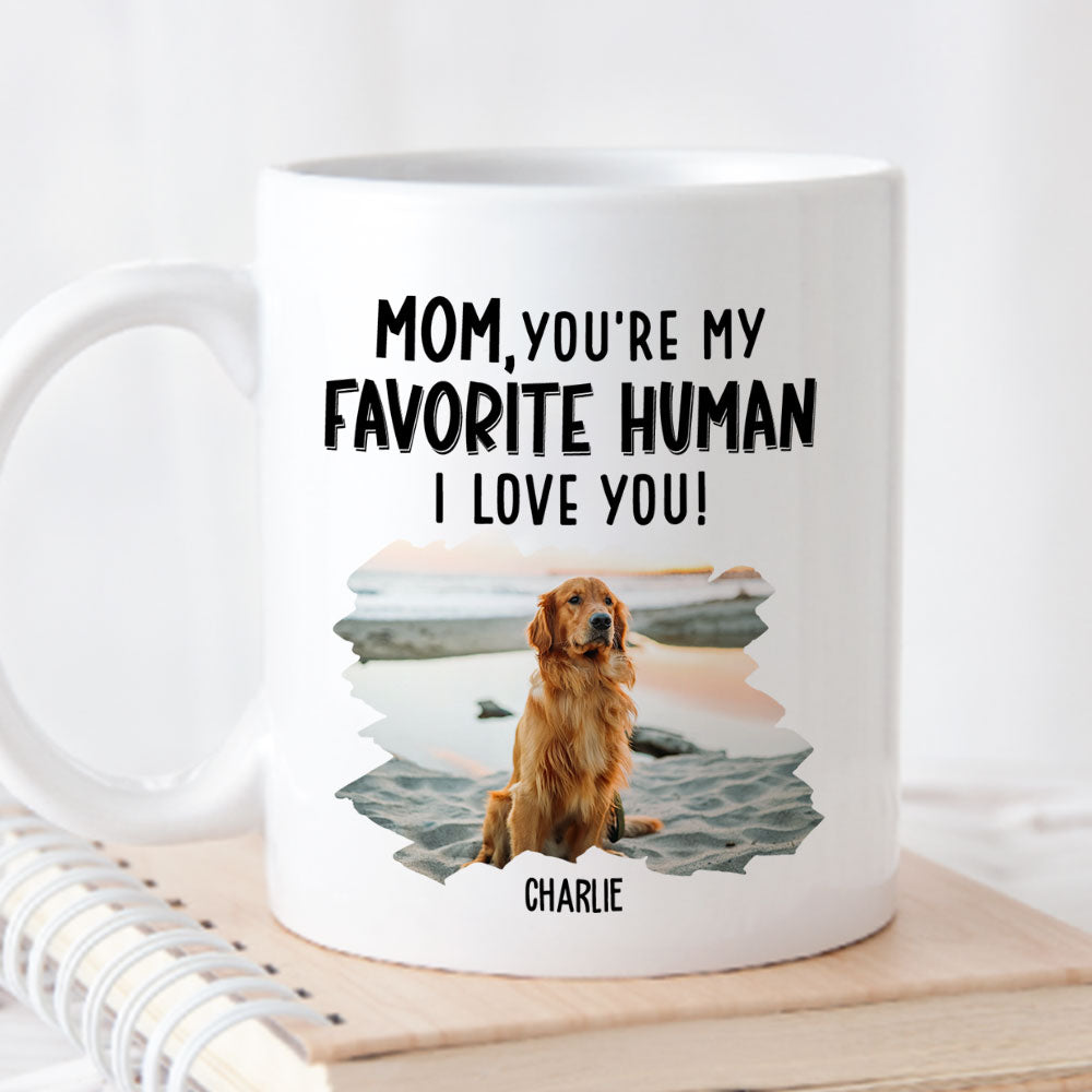 Favorite Human We Love - Personalized Custom Ceramic Coffee Mug for Pet Lovers in 11oz and 15oz Sizes