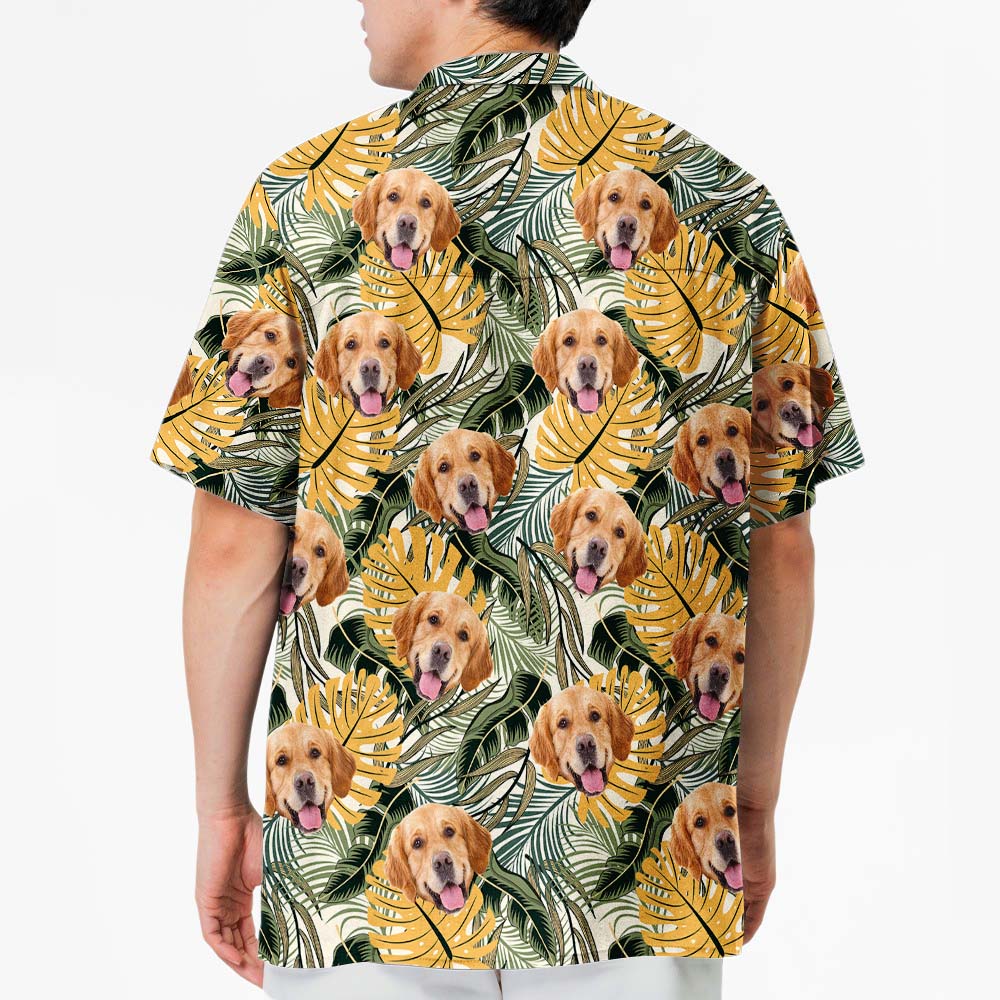 Summer with Your Beloved Pet - Exclusively Personalized Custom Hawaiian Shirt
