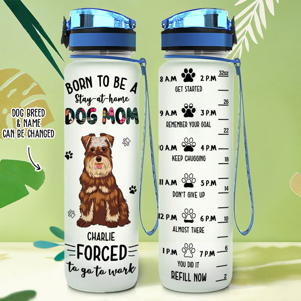 Personalized Custom Time - Marked Water Tracker Bottle for Those Forced To Go To Work
