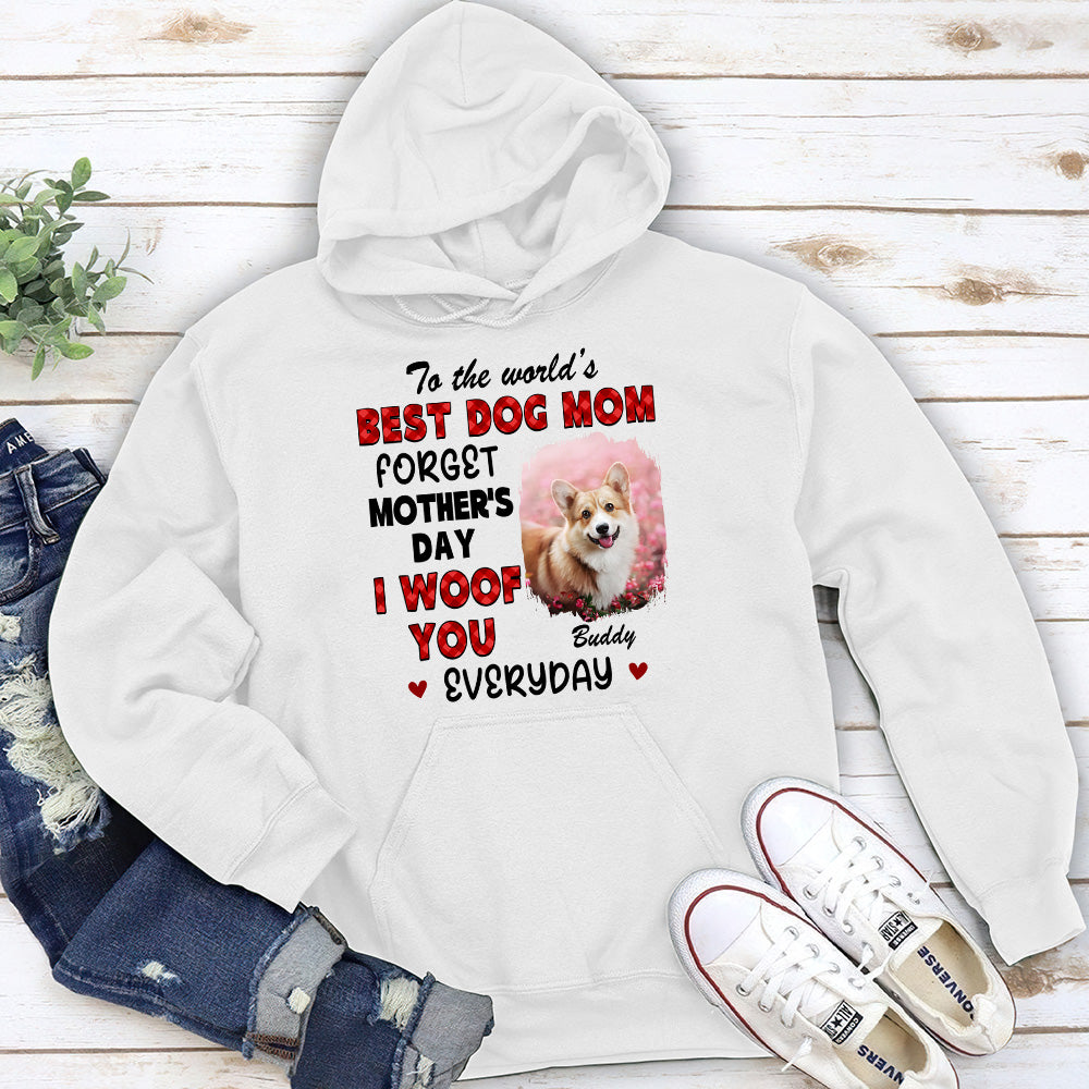 Forget Mom Day – Customizable Personalized Unisex 8.0 oz Hoodie for Pet Lovers