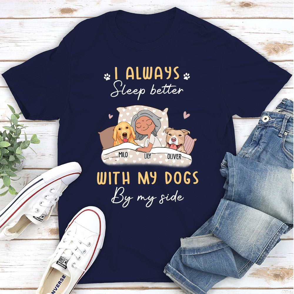Sleep Better - Personalized Custom Unisex T-shirt for Pet Lovers