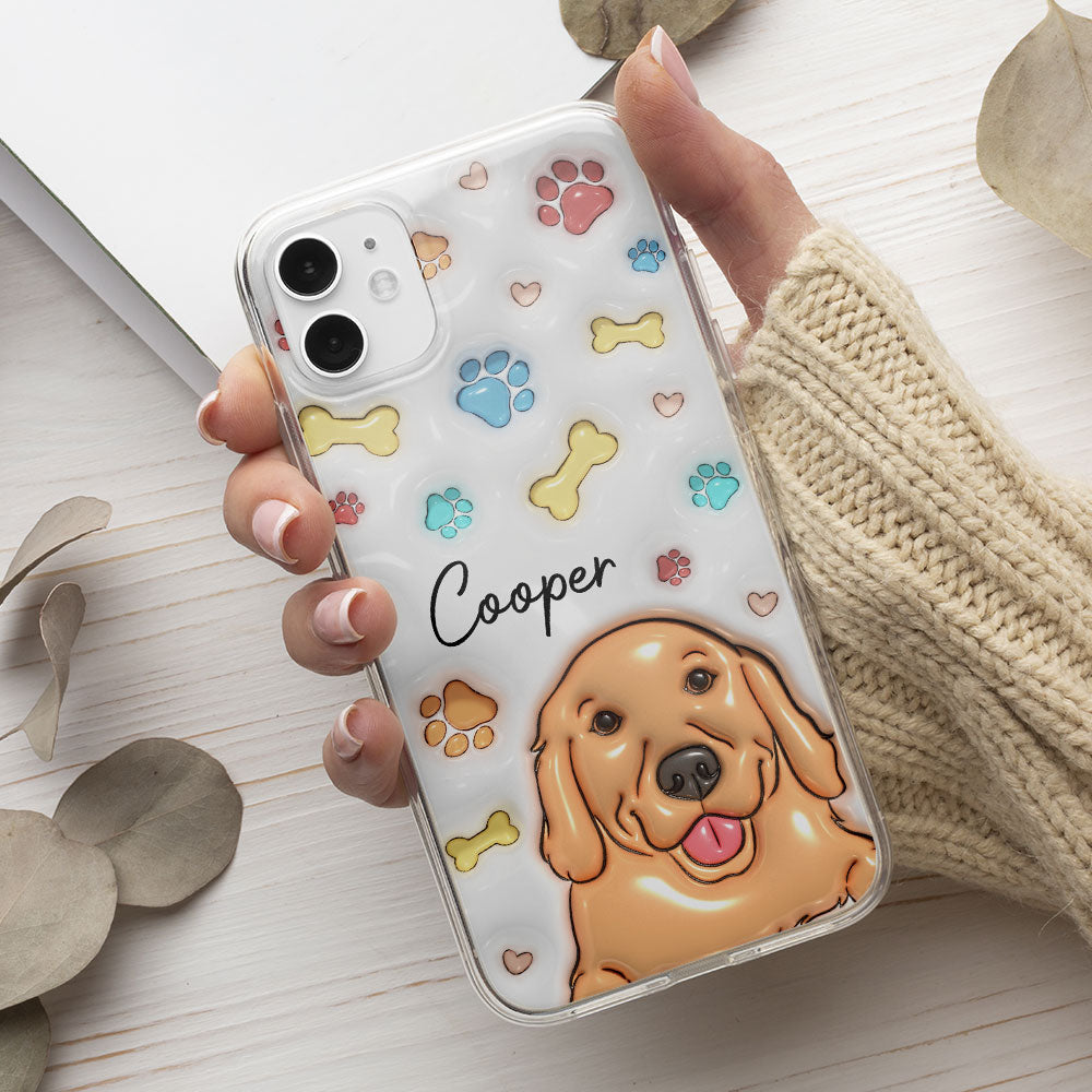 My Adorable Fur Baby - Personalized Custom 3D Inflated Effect Premium Phone Case for Smartphones
