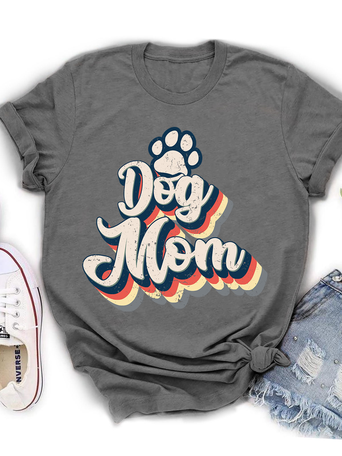 Stylish Unisex Dog Mom T-shirt - Ideal Gift for Pet Lovers