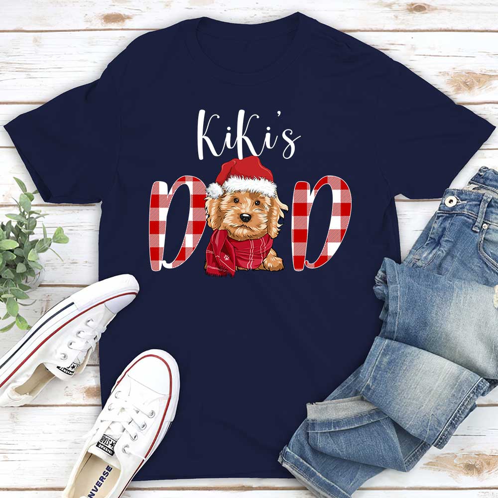 Customizable Unisex Christmas Dog Mom/Dad Personalized T-shirt