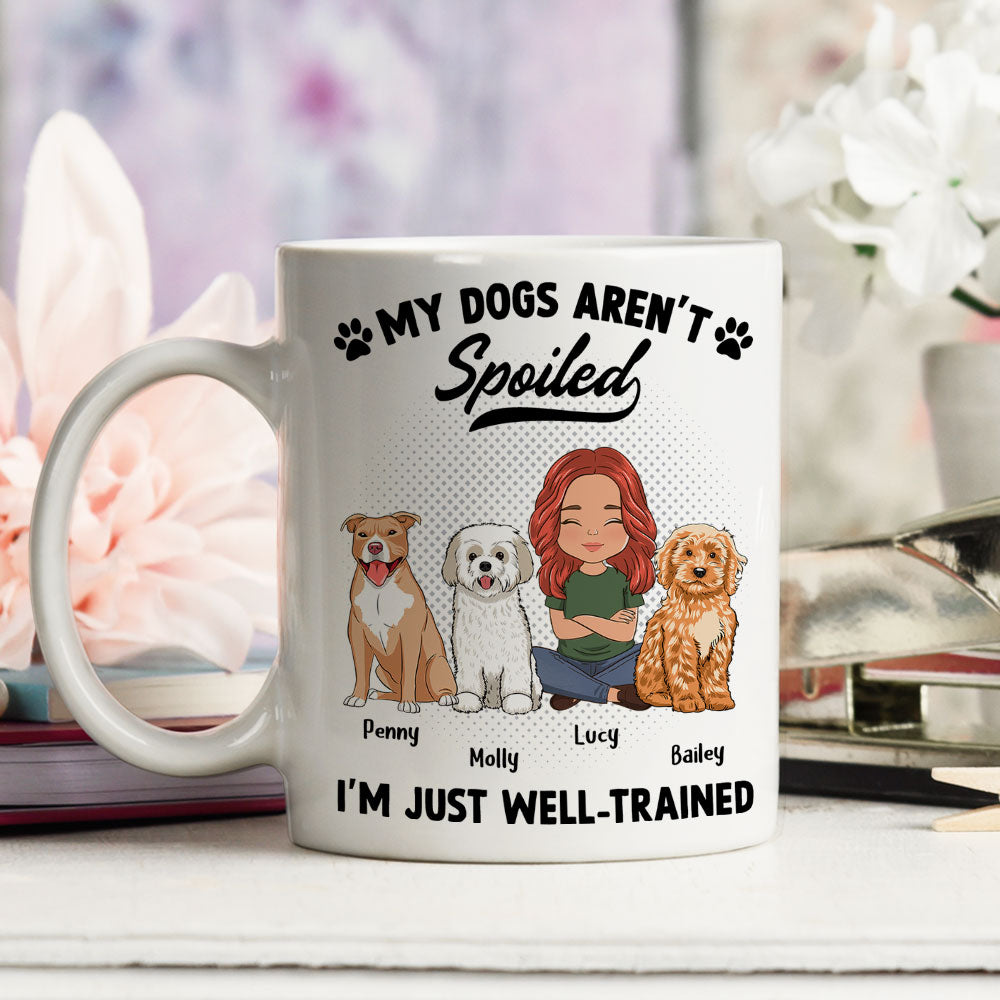 Spoiled Dog - Exquisitely Personalized 11oz Custom Coffee Mug for Pet Lovers