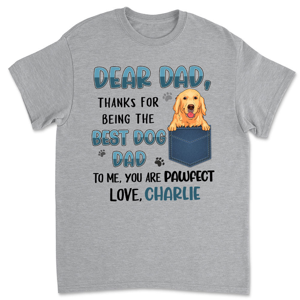 Personalized Custom Unisex Dog Thank You T-shirt - Ideal Gift for Pet Lovers