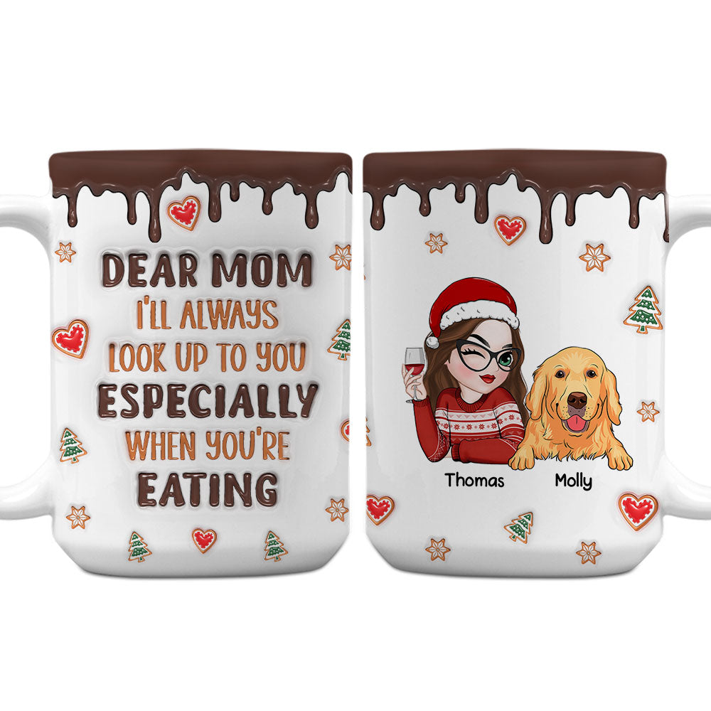 Personalized Custom 3D Inflated Effect Ceramic Mug - Ideal for All Beverages