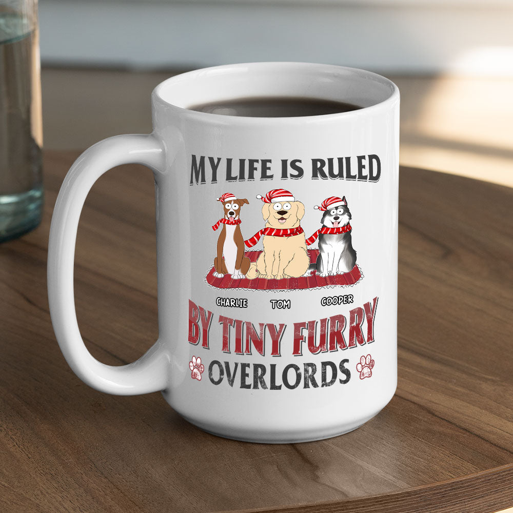 Tiny Furry Overlords - Exquisitely Personalized Custom Coffee Mug for Pet Lovers