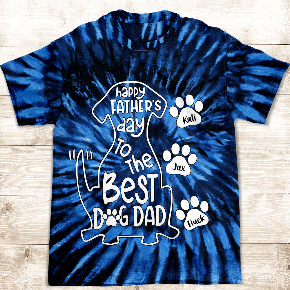 Best Dog Dad - Premium Personalized Custom All-over-print Comfortable T-shirt