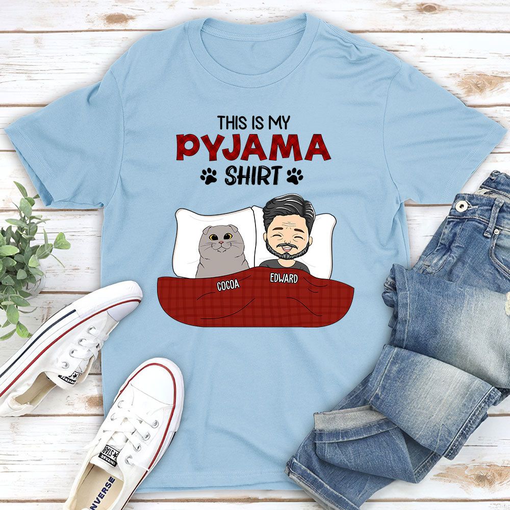 Personalized Custom Unisex Pet Pyjama T-shirt - Ideal Gift for Pet Lovers