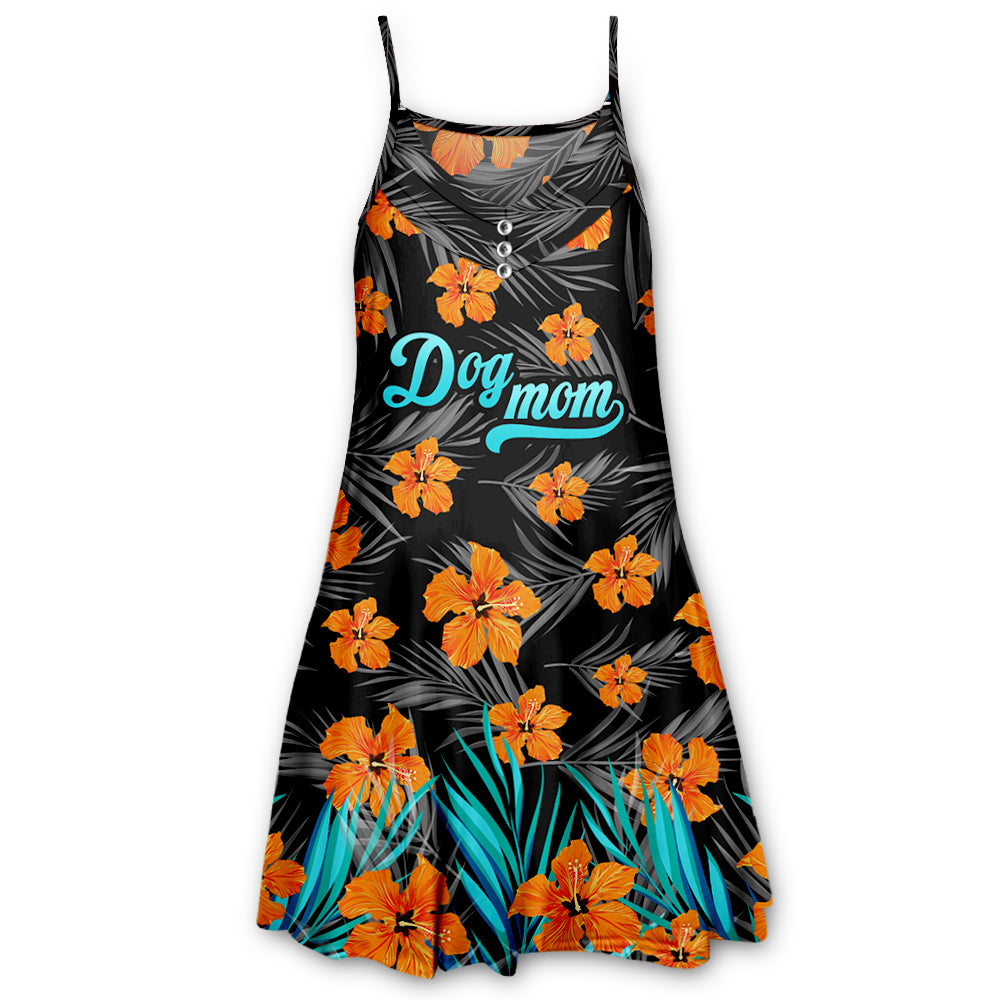 Stylish Dog Mom Adjustable Strap Dress - Ideal Gift for Dog Lovers