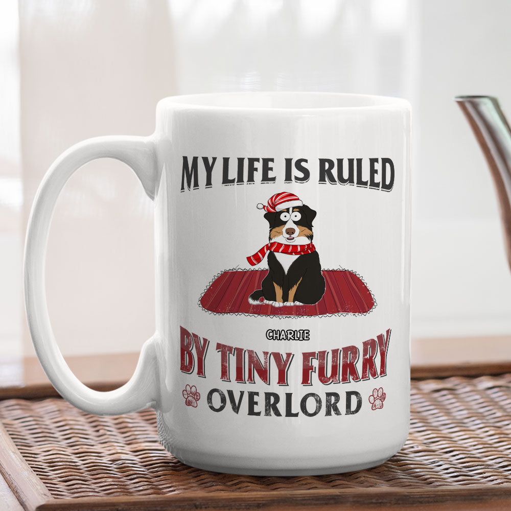 Tiny Furry Overlords - Exquisitely Personalized Custom Coffee Mug for Pet Lovers