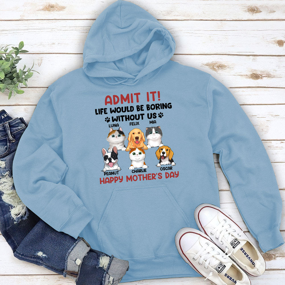 Admit It - Unisex 8.0 oz Personalized Custom Hoodie for Pet Lovers