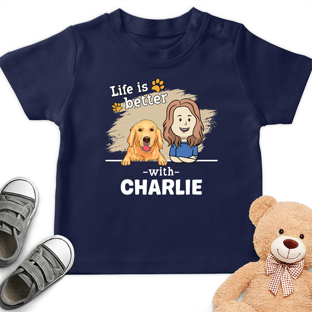With Pet 2 - Unique Personalized Custom Youth T-shirt for Pet Lovers