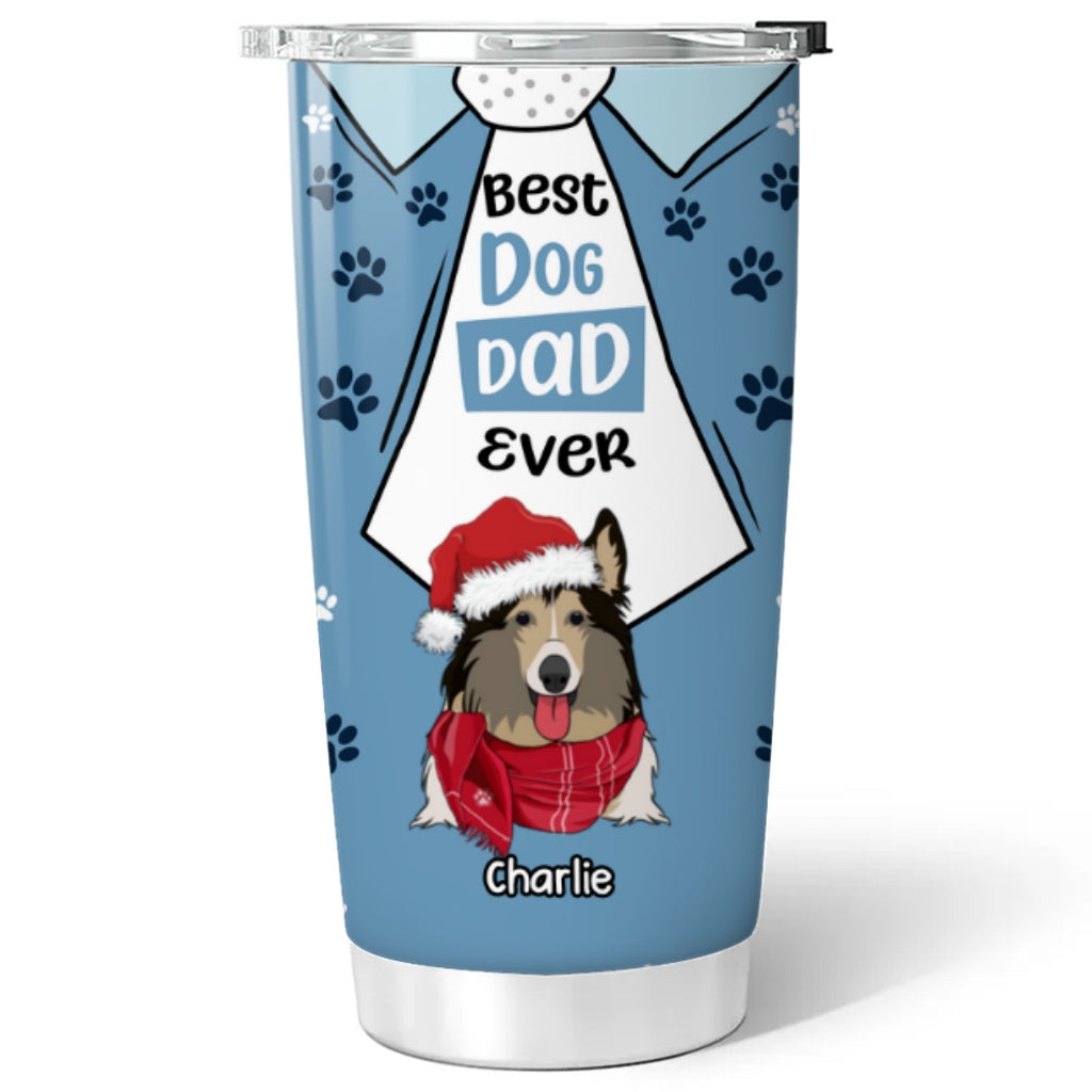 We Love You Best Dog Dad - Premium Personalized Custom 20oz Stainless Steel Tumbler