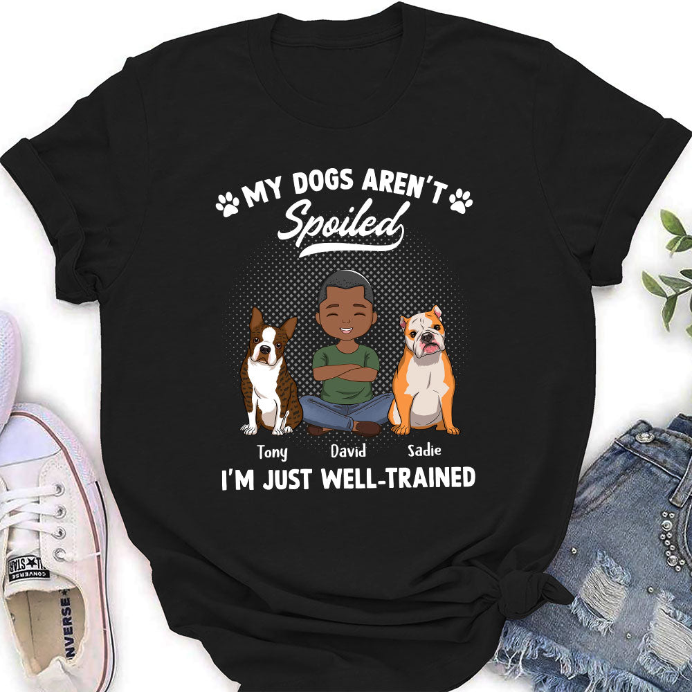 Spoiled Dog - Exclusive Personalized Custom Women's T-shirt for Pet Lovers