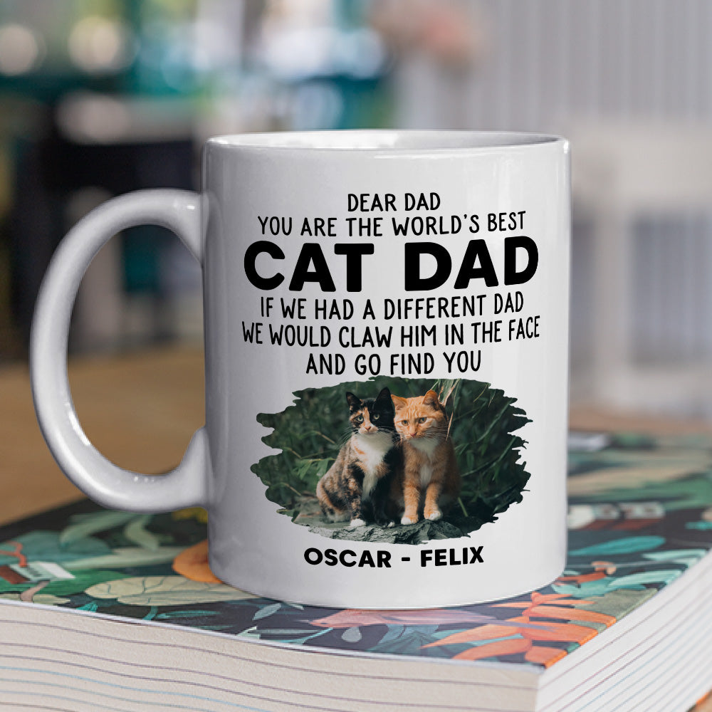 Personalized Custom 'We Would Claw' Photo Coffee Mug - Ideal Gift for Pet Lovers