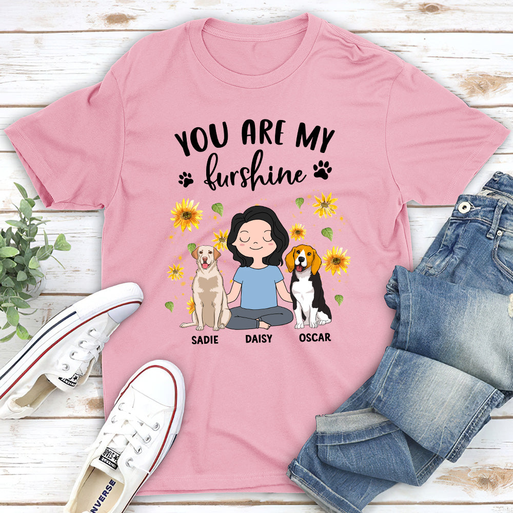 My Furshine Is - Personalized Custom Unisex 5.3 oz T-shirt for Pet Lovers