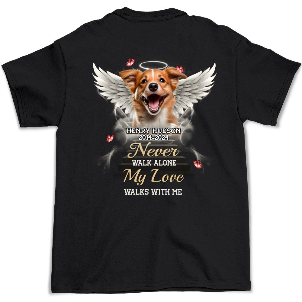Until We Meet Again - Personalized Custom Unisex Heavy Cotton T-shirt for Pet Lovers