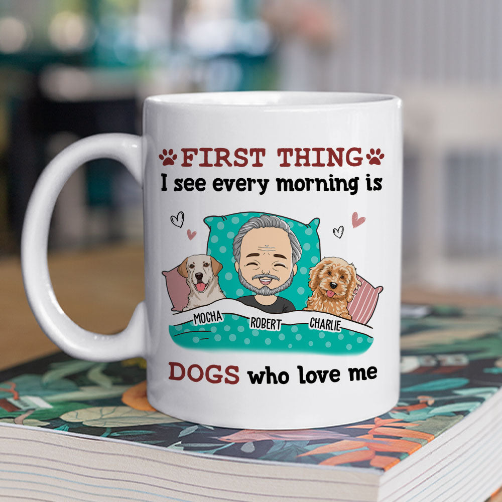 Every Morning - Exquisite Personalized Custom Coffee Mug for Pet Lovers