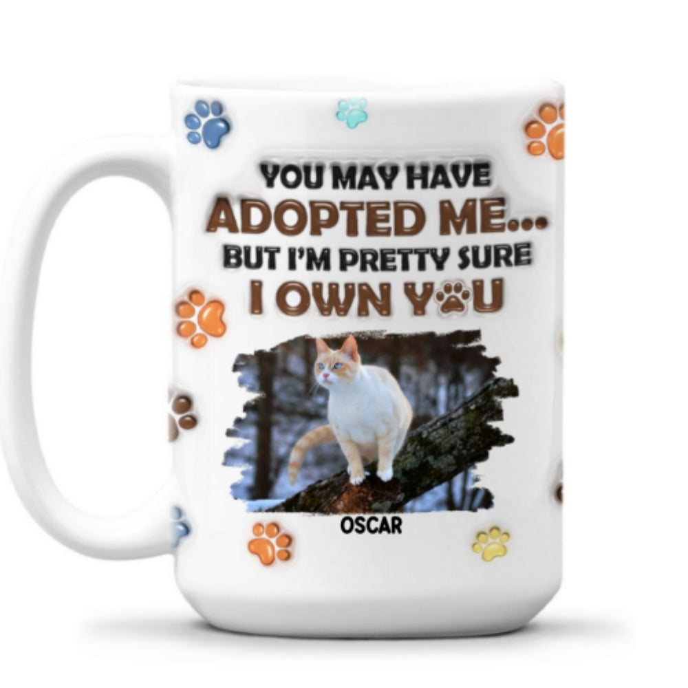 Personalized Custom 3D Inflated Effect Photo Mug - Ideal for All Beverages