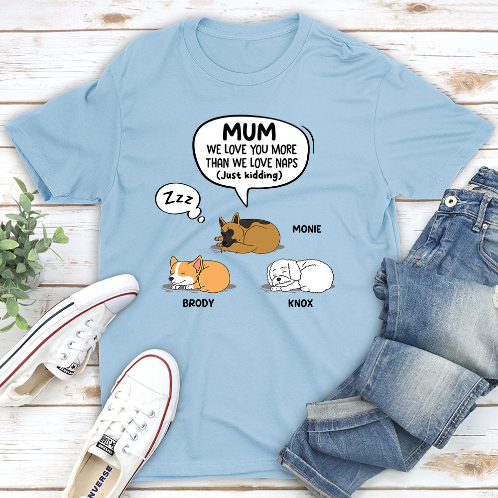 Just Kidding Dad - Personalized Custom Unisex 5.3 oz T-shirt for Pet Lovers