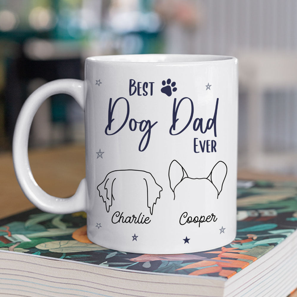 Personalized Dog Dad and Mom Star Custom Coffee Mug for a Heart - warming Experience